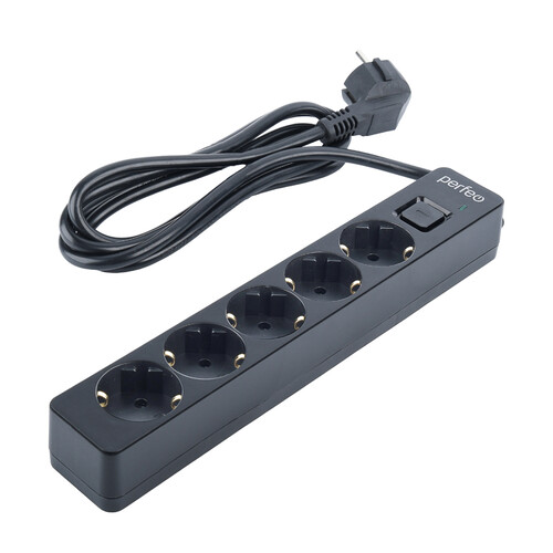 Купить Сетевой фильтр Perfeo REAL STREAM PF_E1505 черный  9172331. Характеристики, отзывы и цены в Донецке