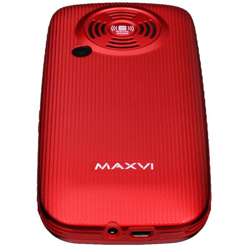 Купить Сотовый телефон Maxvi B32 красный/черный  9945419. Характеристики, отзывы и цены в Донецке