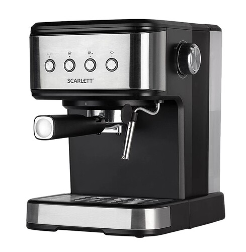 Купить Кофеварка рожковая Scarlett SC-CM33022 черный  9036451. Характеристики, отзывы и цены в Донецке