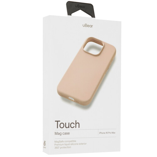 Купить Накладка  uBear Touch Mag Case для Apple iPhone 16 Pro Max бежевый  5474398. Характеристики, отзывы и цены в Донецке