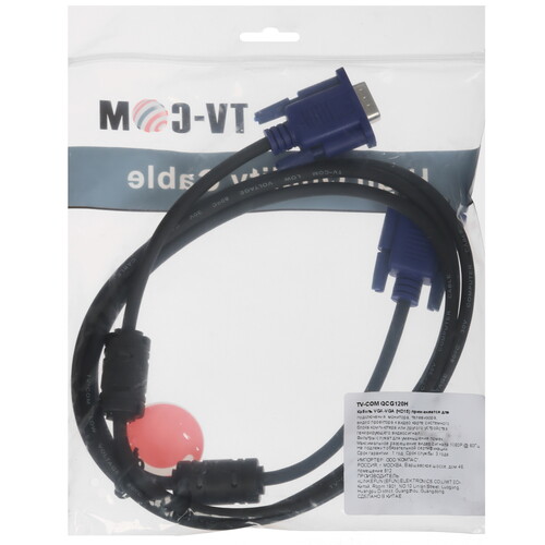 Купить Кабель  TV-COM SVGA - SVGA, 1.8 м  5471633. Характеристики, отзывы и цены в Донецке