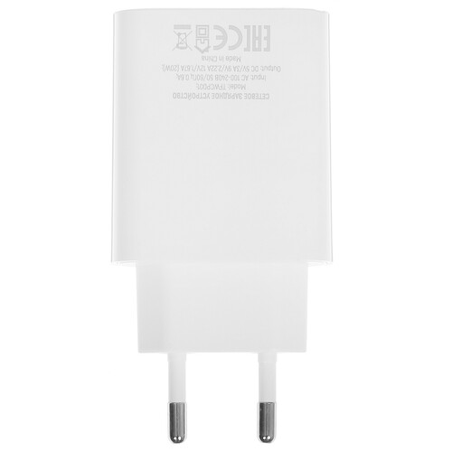 Купить Сетевое зарядное устройство TFN RAPID Type-C PD 20W белый  5367359. Характеристики, отзывы и цены в Донецке
