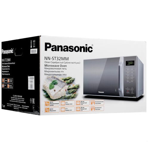 Купить Микроволновая печь Panasonic NN-ST32MMZPE зеркальный, серебристый  5057015. Характеристики, отзывы и цены в Донецке