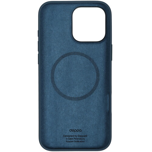 Купить Накладка  DEPPA Liquid Silicone для Apple iPhone 16 Pro Max синий  5497472. Характеристики, отзывы и цены в Донецке