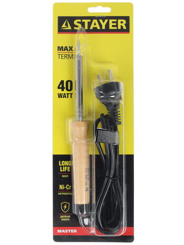 Купить Паяльник Stayer MAXTerm 55310-40  1147679. Характеристики, отзывы и цены в Донецке