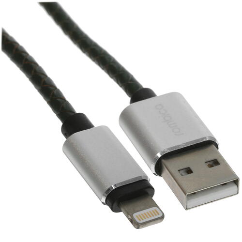 Купить Кабель круглый Rombica Lightning 8-pin MFI - USB 2.0 Type-A зеленый 1 м  5081228. Характеристики, отзывы и цены в Донецке