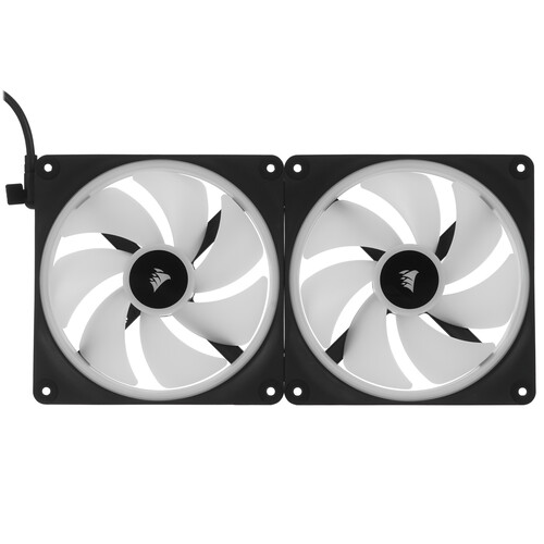 Купить Вентилятор Corsair iCUE LINK QX140 RGB Double Pack [CO-9051004-WW] черный  5610008. Характеристики, отзывы и цены в Донецке