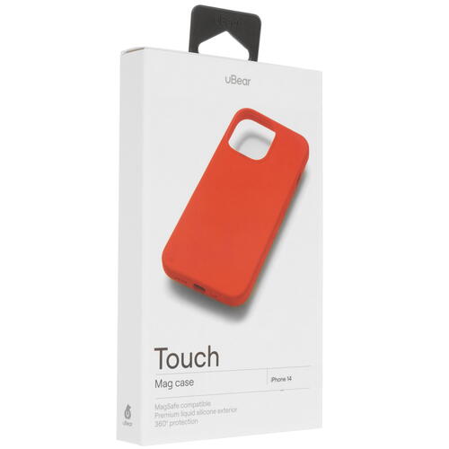 Купить Накладка  uBear Touch Mag Case для Apple iPhone 14 красный  5460697. Характеристики, отзывы и цены в Донецке