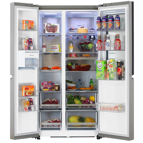Купить Холодильник Side by Side   LG GC-Q257CAFV серебристый  5451386. Характеристики, отзывы и цены в Донецке