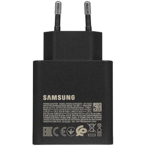 Купить Сетевое зарядное устройство Samsung EP-TA220 черный  4751581. Характеристики, отзывы и цены в Донецке