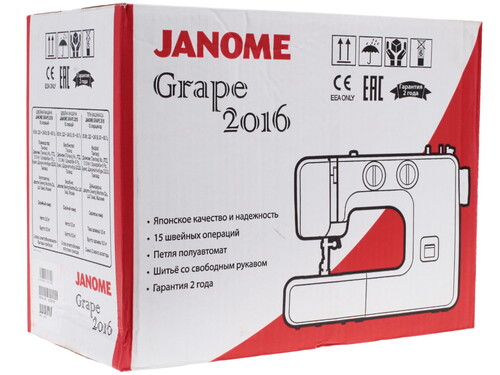 Купить Швейная машина Janome Grape2016  1086564. Характеристики, отзывы и цены в Донецке