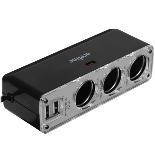 Купить Разветвитель автоприкуривателя Aceline AC-302  5446235. Характеристики, отзывы и цены в Донецке