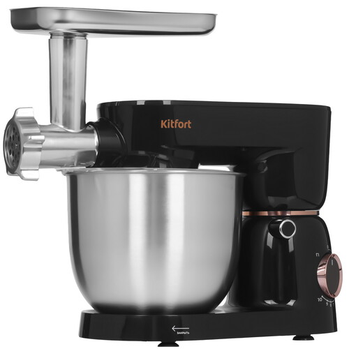 Купить Кухонная машина Kitfort КТ-4426 черный  9272038. Характеристики, отзывы и цены в Донецке
