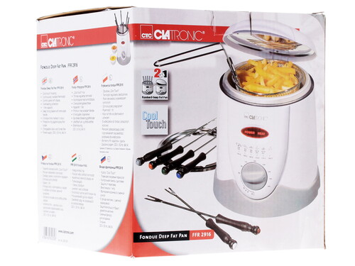 Купить Фритюрница Clatronic FFR 2916 белый  1049476. Характеристики, отзывы и цены в Донецке