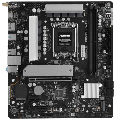 Купить Материнская плата ASRock B860M-X WiFi  5622746. Характеристики, отзывы и цены в Донецке