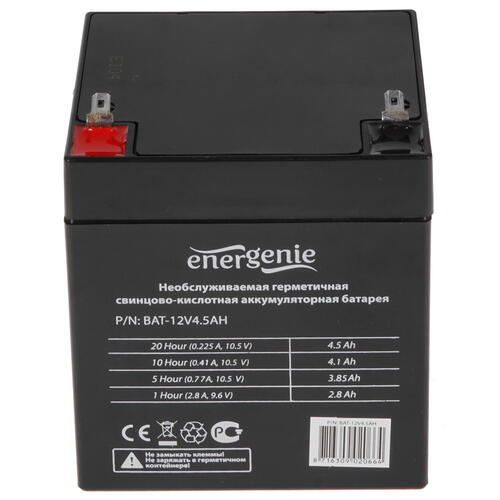 Купить Аккумуляторная батарея для ИБП Energenie BAT-12V4.5AH  5339570. Характеристики, отзывы и цены в Донецке