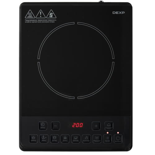 Купить Плита компактная электрическая DEXP INC-1900 черный  9030151. Характеристики, отзывы и цены в Донецке