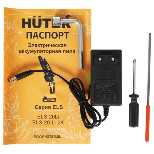 Купить Аккумуляторная цепная пила Huter ELS-20Li  шина - 15 см (6")  9993237. Характеристики, отзывы и цены в Донецке