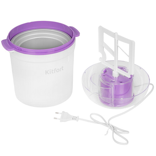 Купить Мороженица Kitfort KT-1847 фиолетовый  9277566. Характеристики, отзывы и цены в Донецке