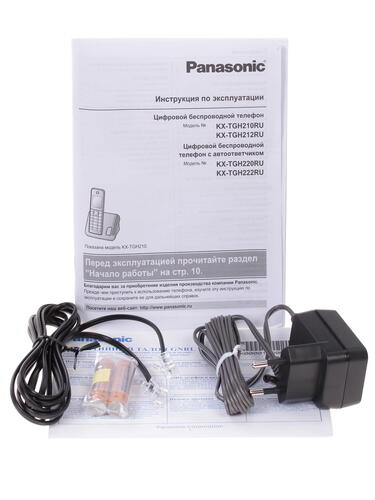 Купить Телефон беспроводной (DECT) Panasonic KX-TGH220RUB  6731830. Характеристики, отзывы и цены в Донецке