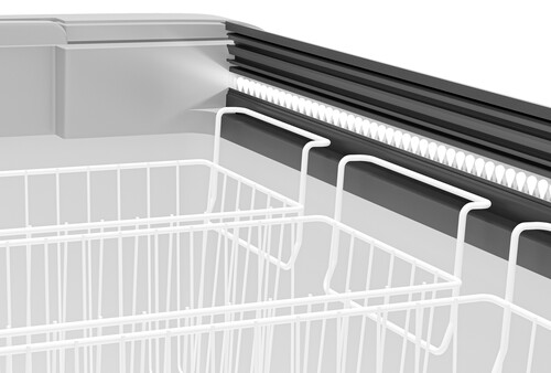 Купить Морозильный ларь Frostor Gellar FG 700 C белый, синий  1229588. Характеристики, отзывы и цены в Донецке