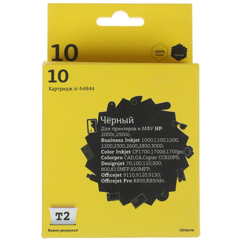 Купить Картридж T2 IC-H4844 черный  7942028. Характеристики, отзывы и цены в Донецке
