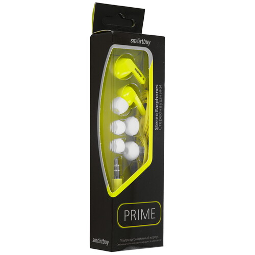 Купить Проводные наушники Smartbuy PRIME желтый  9917732. Характеристики, отзывы и цены в Донецке