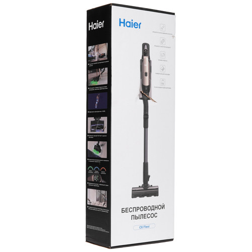 Купить Вертикальный пылесос  Haier C6 Flexi  темно-серый  9388014. Характеристики, отзывы и цены в Донецке