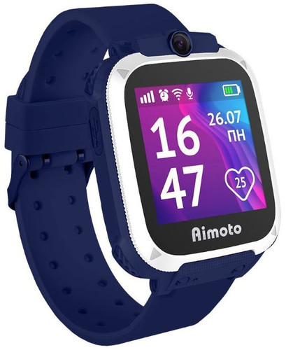 Купить Детские часы Кнопка Жизни Aimoto Element синий  9409236. Характеристики, отзывы и цены в Донецке