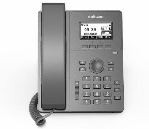 Купить Телефон VoIP Flyingvoice P10W серый  9088997. Характеристики, отзывы и цены в Донецке