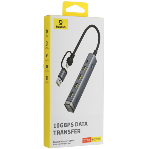 Купить USB-разветвитель Baseus UltraJoy Series HUB  5488066. Характеристики, отзывы и цены в Донецке