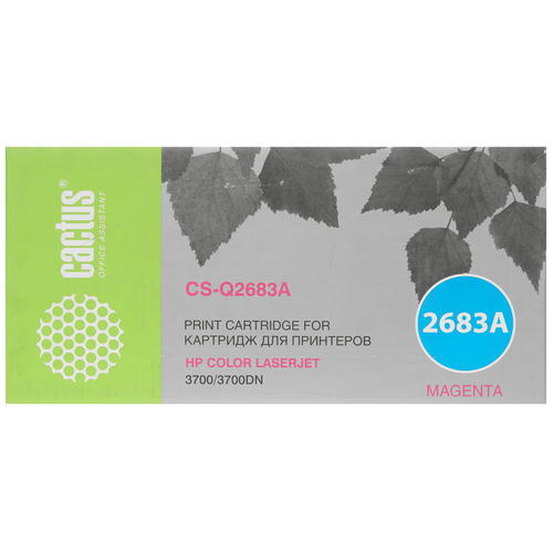 Купить Картридж лазерный Cactus CS-Q2683A пурпурный, с чипом  7939454. Характеристики, отзывы и цены в Донецке
