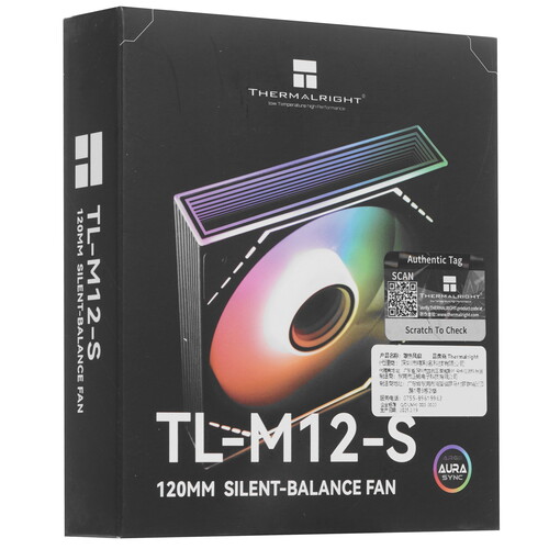 Купить Вентилятор Thermalright TL-M12-S  черный  5615333. Характеристики, отзывы и цены в Донецке