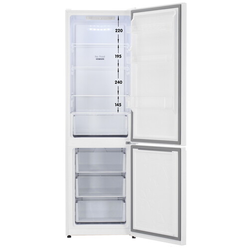 Купить Холодильник с морозильником   DEXP B4-34AKA белый  9124966. Характеристики, отзывы и цены в Донецке