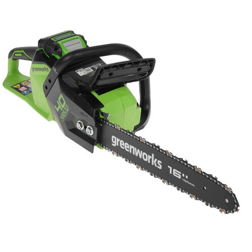 Купить Аккумуляторная цепная пила GreenWorks GD40CS18K2 (2005807UA)  40V  8196540. Характеристики, отзывы и цены в Донецке