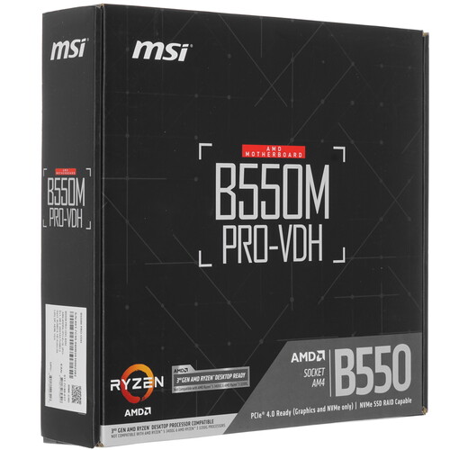 Купить Материнская плата MSI B550M PRO-VDH  4739095. Характеристики, отзывы и цены в Донецке