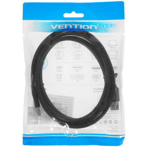 Купить Кабель Vention USB Type-A - USB Type-A черный  5072091. Характеристики, отзывы и цены в Донецке