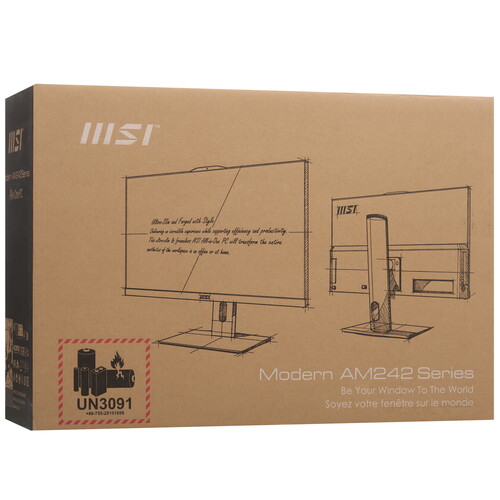 Купить 23.8" Моноблок MSI Modern AM242P 12M-262XRU  5489374. Характеристики, отзывы и цены в Донецке