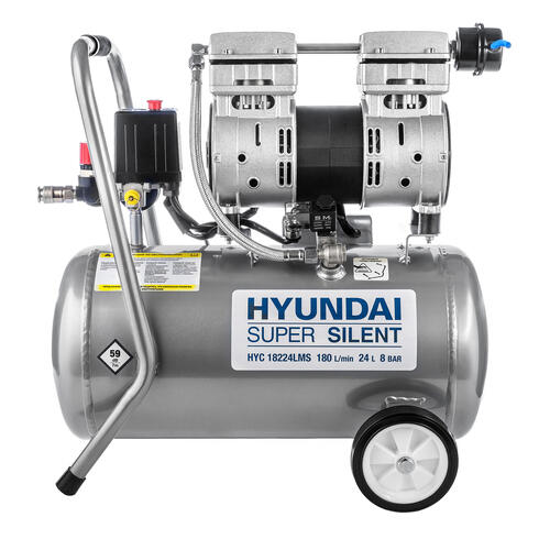 Купить Компрессор поршневой безмасляный Hyundai HYC 18224LMS  9098657. Характеристики, отзывы и цены в Донецке