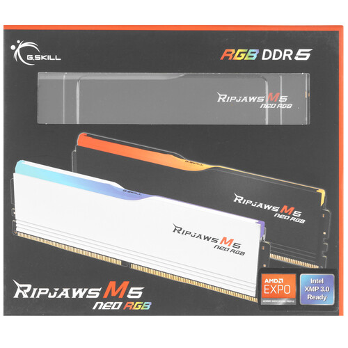 Купить Оперативная память G.Skill RIPJAWS M5 NEO [F5-6000J3636F32GX2-RM5NRK] 64 ГБ  5616350. Характеристики, отзывы и цены в Донецке