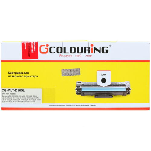 Купить Картридж лазерный Colouring CG-MLT-D105L черный  1377680. Характеристики, отзывы и цены в Донецке
