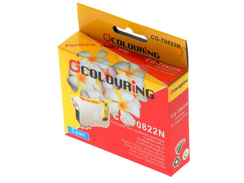 Купить Картридж Colouring CG-T0822 голубой  0102508. Характеристики, отзывы и цены в Донецке