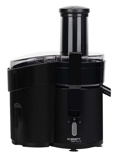 Купить Соковыжималка электрическая Scarlett SC-JE50P02 черный  9115430. Характеристики, отзывы и цены в Донецке