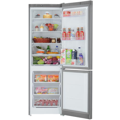 Купить Холодильник с морозильником   Indesit ITS 4180 XB серебристый  9082292. Характеристики, отзывы и цены в Донецке