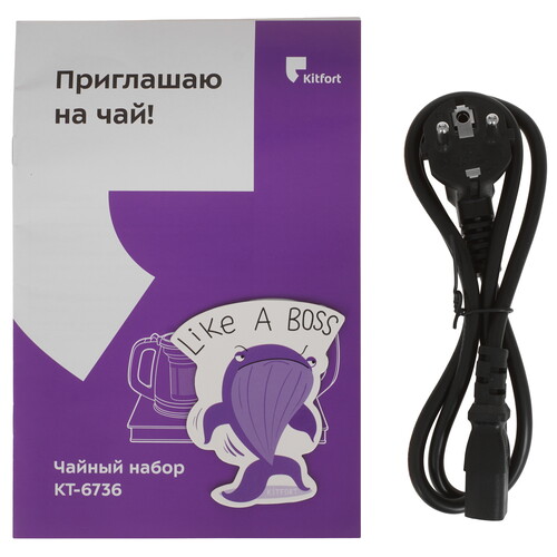 Купить Чайный набор Kitfort КТ-6736 черный  9259070. Характеристики, отзывы и цены в Донецке