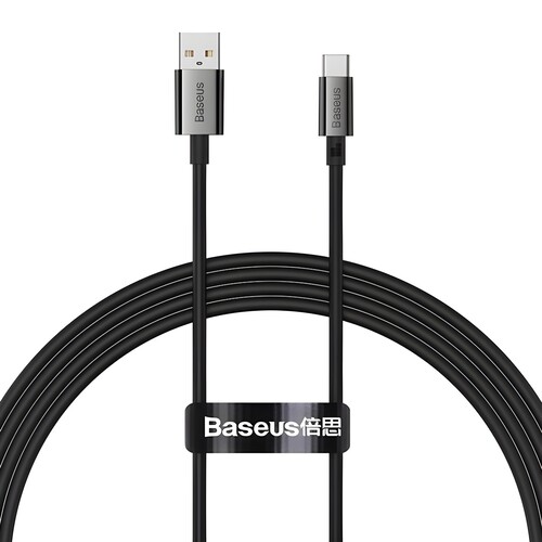 Купить Кабель круглый Baseus USB Type-C - USB 2.0 Type-A черный 1.5 м  5627519. Характеристики, отзывы и цены в Донецке