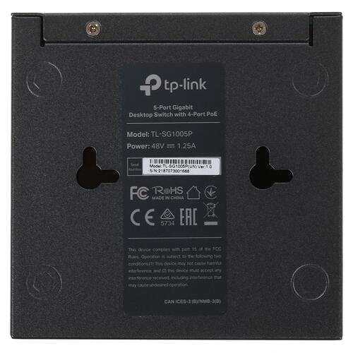 Купить Коммутатор TP-Link TL-SG1005P  1269313. Характеристики, отзывы и цены в Донецке