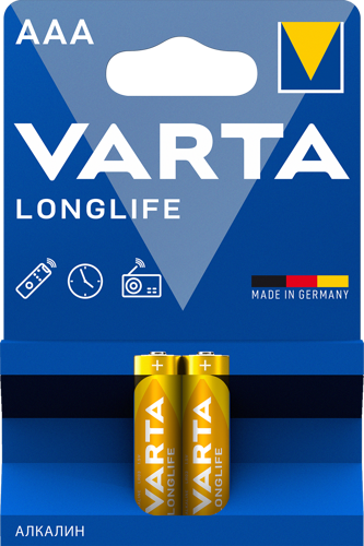 Купить Батарейка Varta LongLife AAA (LR03/FR03)  4743340. Характеристики, отзывы и цены в Донецке