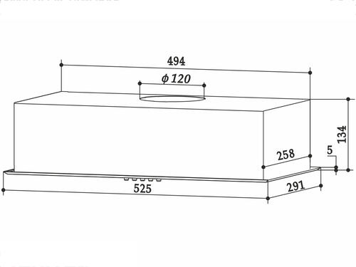 Купить Вытяжка полновстраиваемая EXITEQ EX-1276 серебристый  5352279. Характеристики, отзывы и цены в Донецке