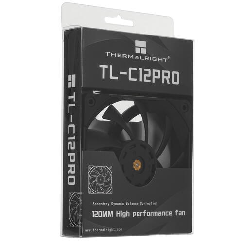Купить Вентилятор Thermalright TL-C12 Pro  черный  5421894. Характеристики, отзывы и цены в Донецке